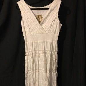 White summer dress